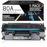 Compatible 80A | CF280A Toner Cartridge Replacement for HP Pro 400 M401n 400 M401dw 400 M401dne 400...