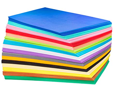 80 Pack EVA Foam Handicraft Sheets, 16 Colors, 6 x 9 Inches, 2mm Thick - Colorful Crafting Sponge Paper for Classroom Art and Craft DIY Projects | Thick and Soft Paper - Image 4