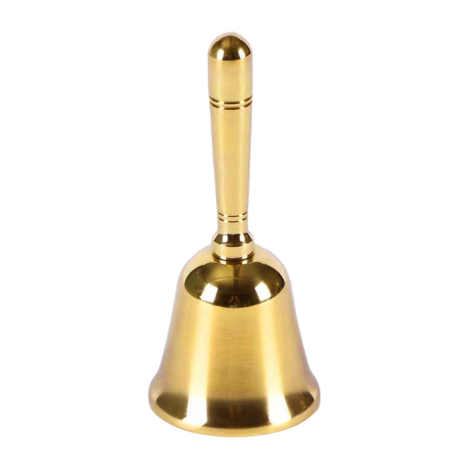 UJEAVETTE Vintage Charms Copper Hand Bell for Wedding Home Restaurant Decor Hand Bell 9.8x4.3cm-image-47