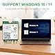 EDUP WiFi 6E Wireless Card Intel AX210 NGW Bluetooth 5.3 Tri-Band 5400Mbps Network Adapter for Laptop Support Windows 10/11 (64bit) M.2/NGFF