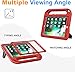 BMOUO Kids Case for iPad 9.7 2018/2017/iPad Air 2/1/Pro 9.7-Built-in Screen Protector Shockproof Handle Convertible Stand Case for iPad 9.7 Inch 2018 (6th Generation)/2017 (5th Generation)/Air 2, Red