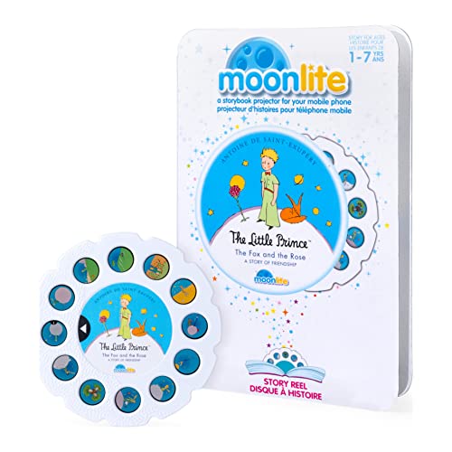 Moonlite - The Little Prince, The Fox and The Rose - A Story of Friendship Story Reel Storybook Projector, for Ages 1 and Up