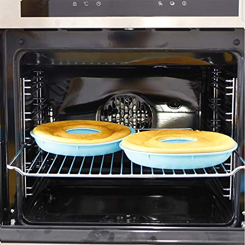 webake Stampo in Silicone per Torte a Forma di Grande Ciambella Antiaderente Stampi Ciambellone per Torte, Tortiera, Grande Gelatina, Pane, Ciambelloni, con anello, 24 cm - immagine 5