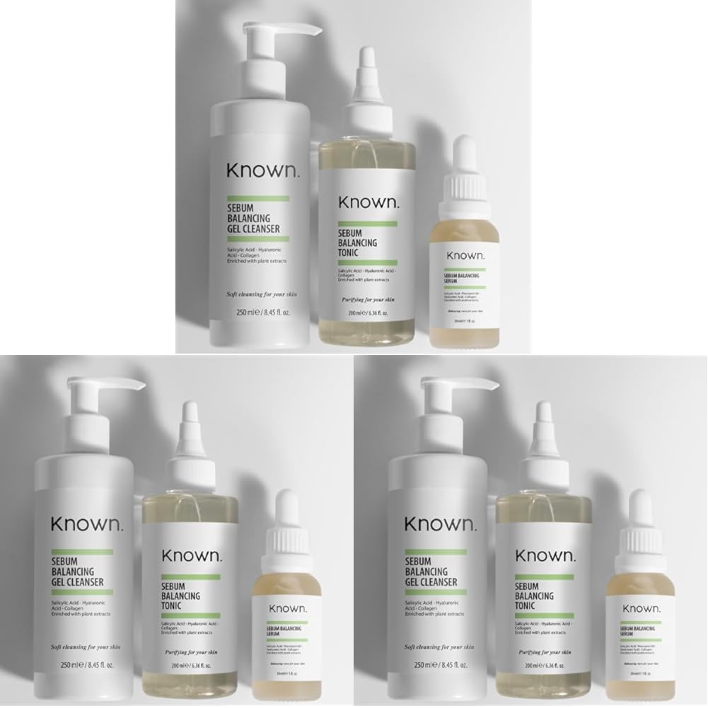 Known Siyah Nokta Akne Karşıtı Sebum Dengeleyici Set (3 paketi)