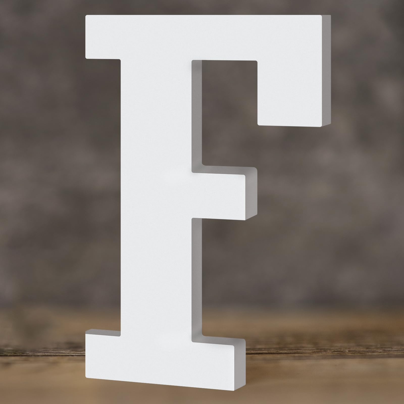 15 Inch White Wood Letters, Extra Large Unfinished Wooden Letters for Wall Decor, Printable Alphabet Letters Free Standing Solid Letters for Home Bedroom Wedding Birthday Party DIY Craft, Letter F : Amazon.sg: 15-inch-white-wood-letters-extra-large-unfinished-wooden-letters-for-wall-decor-printable-alphabet-letters-free-standing-solid-letters-for-home-bedroom-wedding-birthday-party-diy-craft-letter-f-amazon-sg