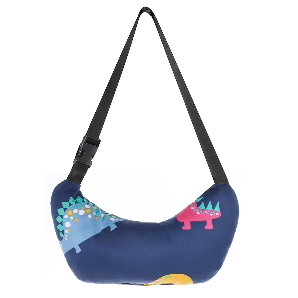IBLUELOVER Oreiller de Voyage Enfant Siège Auto Coussin de Voiture pour Enfant Dormir Voyage Automobile Coussin Ultra-Doux Oreiller de Cou Support de Tête Protège Ceinture de Sécurité