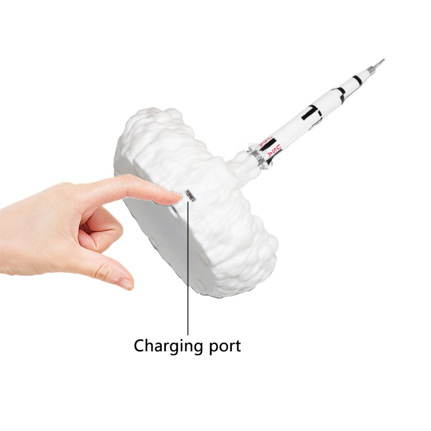 Ogień Smok Lód Smok Lampa 3D Drukowana Rakieta Lampa LED Księżyc Świecący Znak do Sypialni Salonu Bar Impreza z USB Akumulator