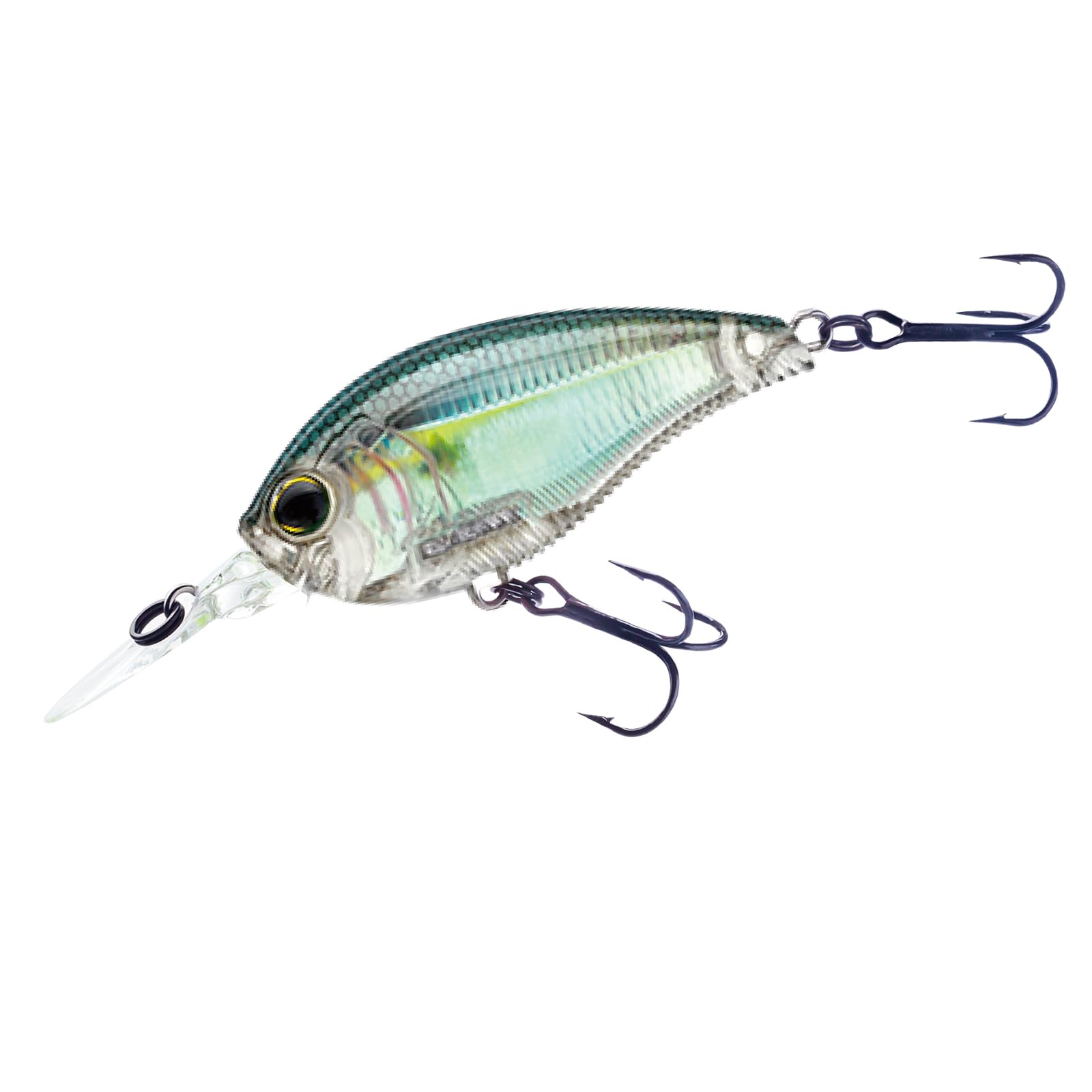 Yo-Zuri Real Gizzard Shad R1353-RGZS - Cebo Artificial Unisex para Adultos: manivela de 3 dB 1,5 Mr (F) 60 mm, Talla única