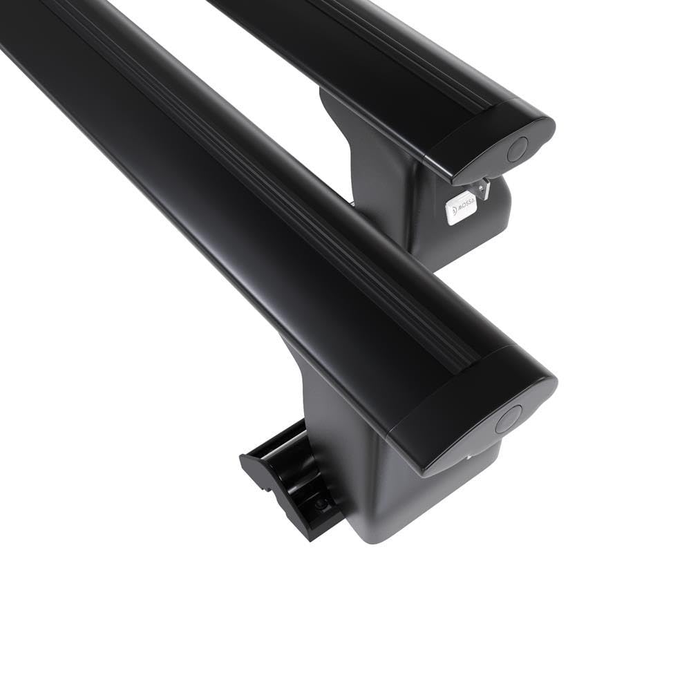 Mossa Portaequipajes de Techo adecuadas para Toyota ProAce II Furgoneta (2016- ) - baca para Coche - Barras para Techo de Coche - Aluminio Negro - Puntos de Montaje 2