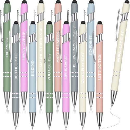 Stylos à bille inspirants Zonon avec stylet pour organiser vos journées d'école et de bureau