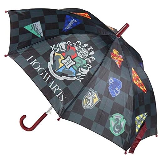 CERDÁ LIFE'S LITTLE MOMENTS- Paraguas Automático Infantil Harry Potter - Licencia Oficial Warner Bros, Color marrón (2400000538_T45C-C74)