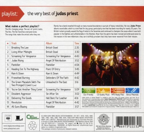 Miniatura 2 de Playlist The Very Best of Judas Priest Eco-Friendly