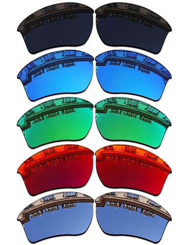 Image of Set of 5 Lenses Replacement for Oakley Half Jacket 2.0 XL OO9154 Sunglass Combo Pack