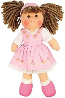 Bigjigs Toys Rose Doll - SMALL Ragdoll Cuddly Toy