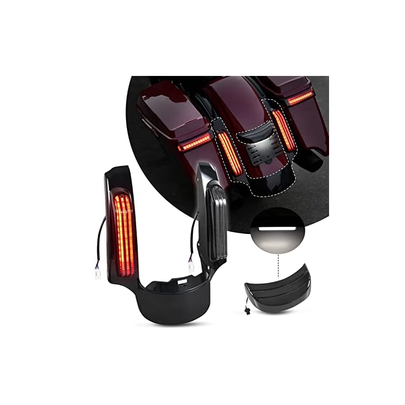 Veisutor-Led-Rear-Fender-Fascia-Kit-For-Road-Glide-14-23-Rear-Fender-Extension-Fascia-Set-Wled-Brake-Running-Turn-Signals-Lights-For-Harley-Road-King-Street-Electra-Glide-Ultra-Limited-2014-2023