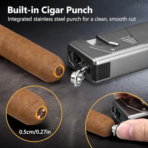 Encendedor Triple Llama Torch Joyoldelf para Cigarros miniatura 4