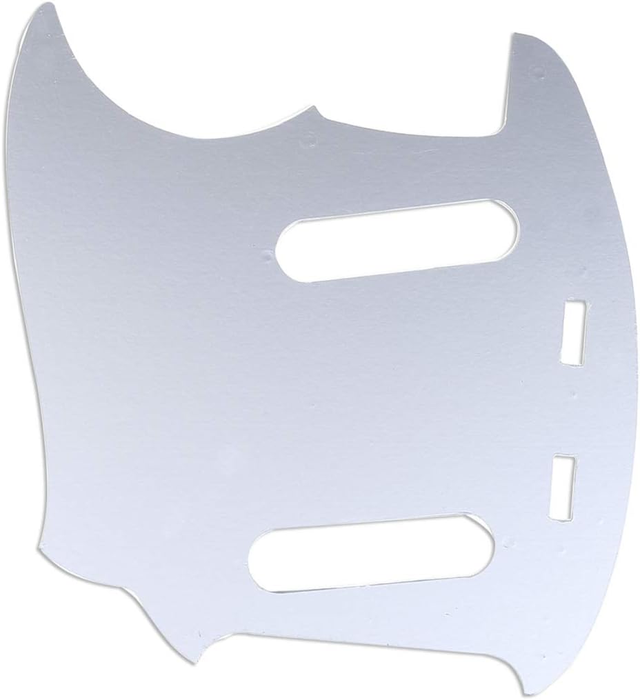 Musiclily Pro 12-Hole Guitar Pickguard for JPN Fender Japan Mustang 3Ply Black - Image 3