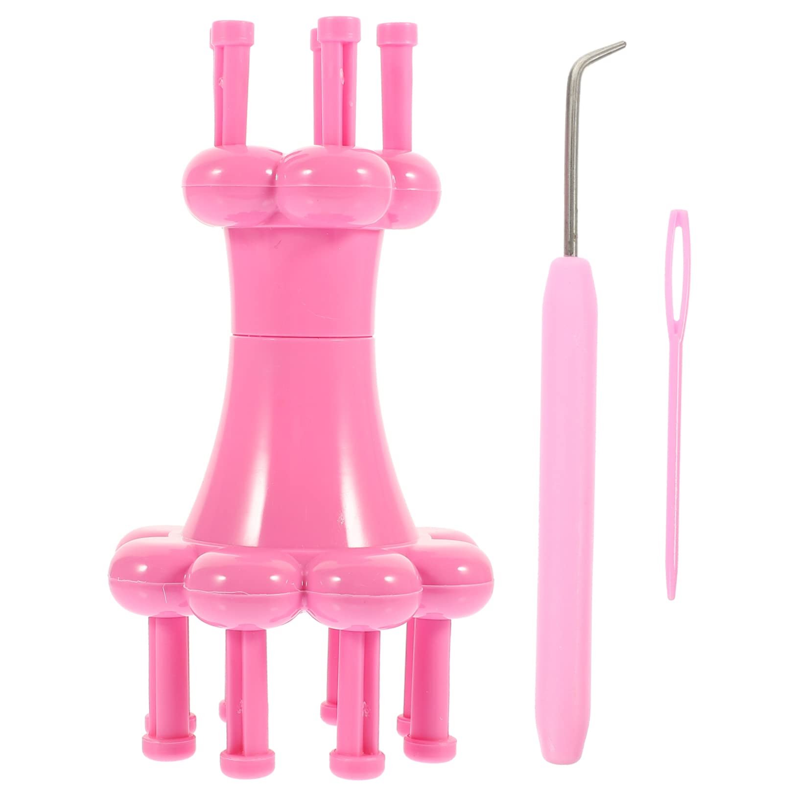 PHENOFICE DIY Knitting Toy Plastic Rope Braider Lightweight Weaving Tool with Knitting Spool Loom
