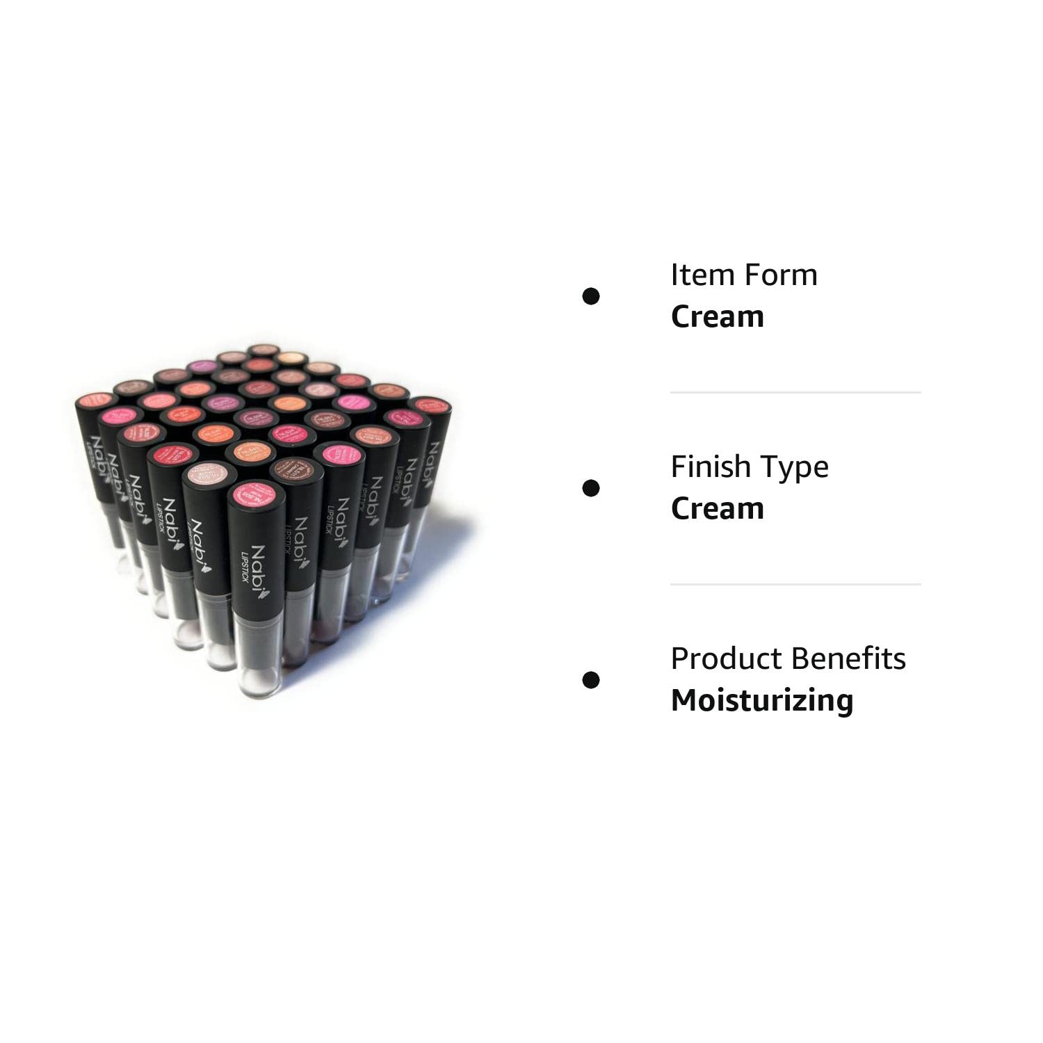 36pcs Lipstick Nabi Round Lipsticks