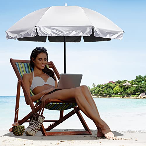 G4Free Upf 50+ Universal Clamp On Umbrella Adjustable Outdoor Uv Protection Beach Chair Umbrella For Strollers, Wheelchairs, Patio Chairs, Beach Chairs, And Golf Carts(Black) #TOP7