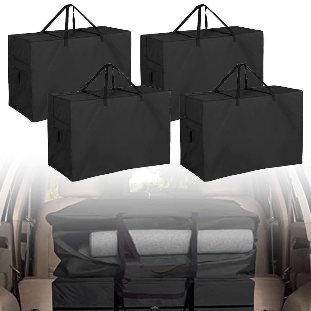 Bolsa de almacenamiento plegable para colchón, bolsa de almacenamiento de tela Oxford impermeable 420D, colchón plegable, funda de transporte de espuma viscoelástica (84 x 41 x 69 cm)