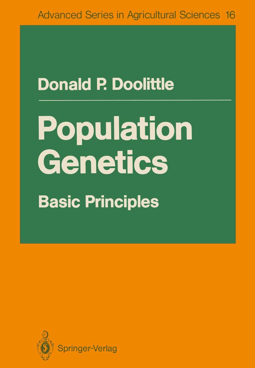Population Genetics: Basic Principles: 16 (Advanced Series in Agricultural Sciences) view 3
