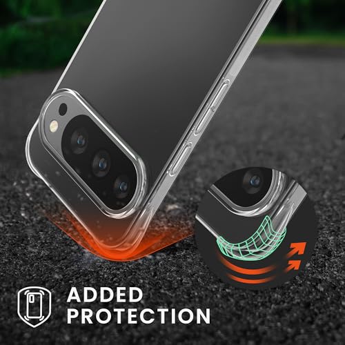 kwmobile Crossbody Case Compatible with Google Pixel 10 Pro XL Case - Clear TPU Phone Cover w/Lanyard Cord Strap - Transparent/Black - image 6