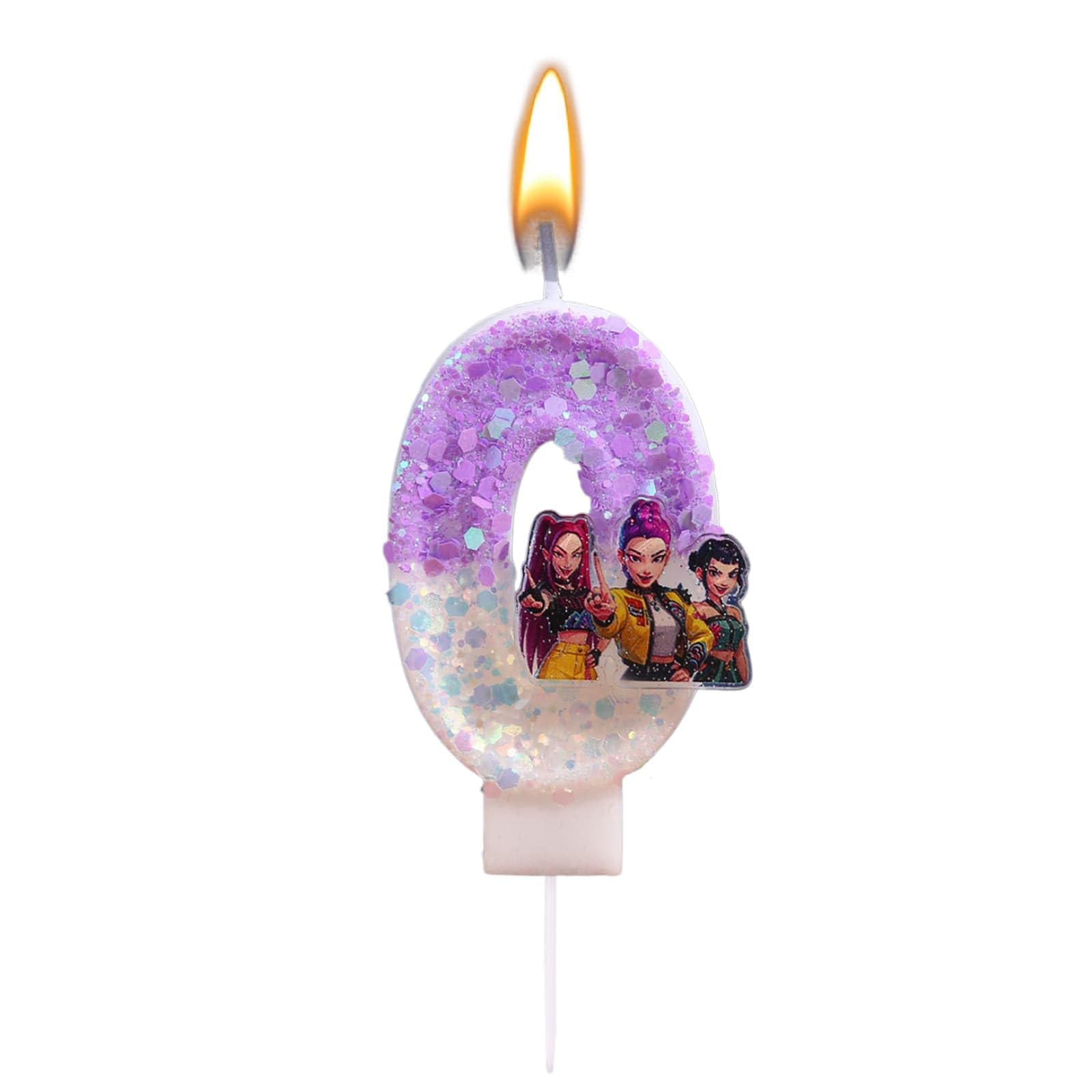 Korea Pop Demon Movie Hunters Birthday Number 5 Candles, Cute Cake Decoration, Perfect for Birthday Party Decorations (5) — view 8