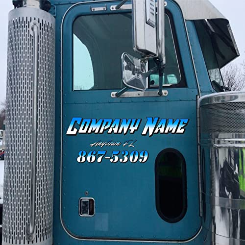 Custom Text Decal / Custom Vinyl Graphic / Premium Vinyl Lettering / Car, Truck, Van, Boat, Window , Wall Sticker Ctdp #TOP7