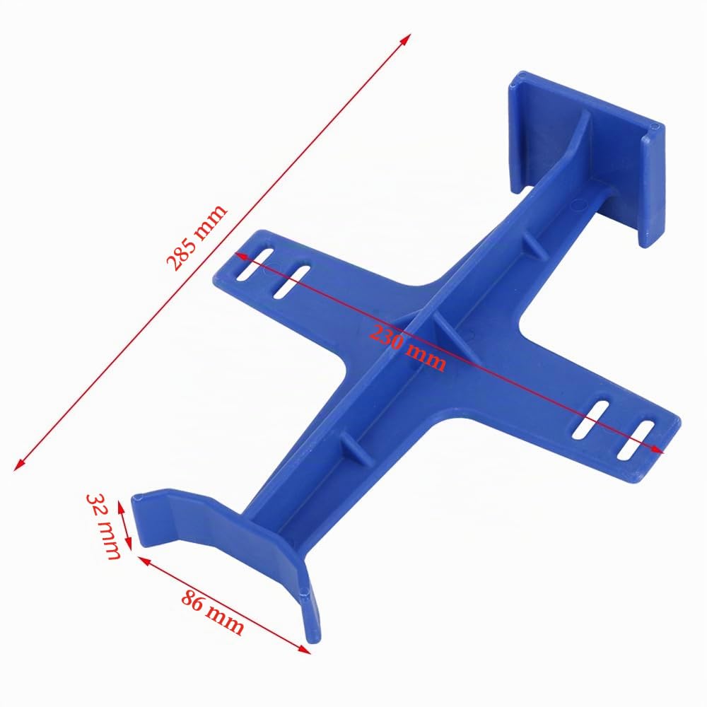 Protector universal de horquilla delantera de motocicleta de 11.2 pulgadas, protector de horquilla con 2 correas de para Dirt Pit Bike Motocross (Azul)