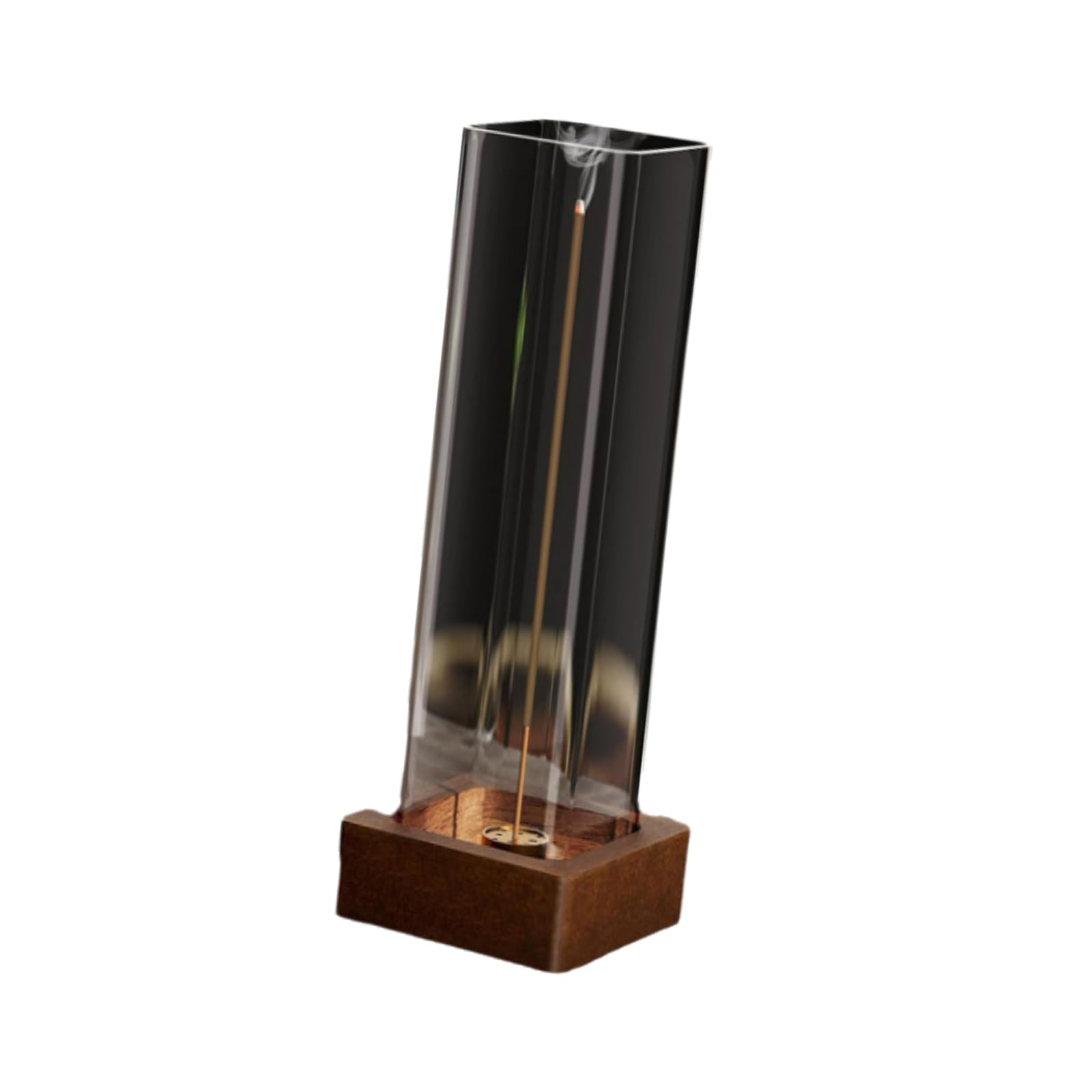 carotoe Incenses Stick Holder Modern Ashes Flying Insences Stick Burners Stand with Removable Glass Ashes Catcher Tray Meditations Incenses Burners