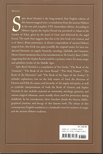 Sepher Rezial Hemelach: The Book of the Angel Rezial