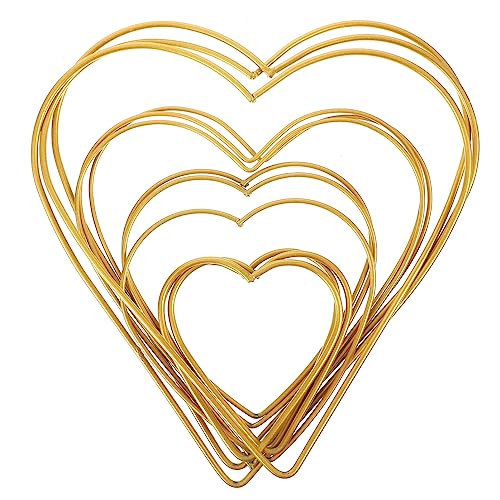 Anillo atrapasueños de hierro con forma de corazón resistente y soldadura invisible 2