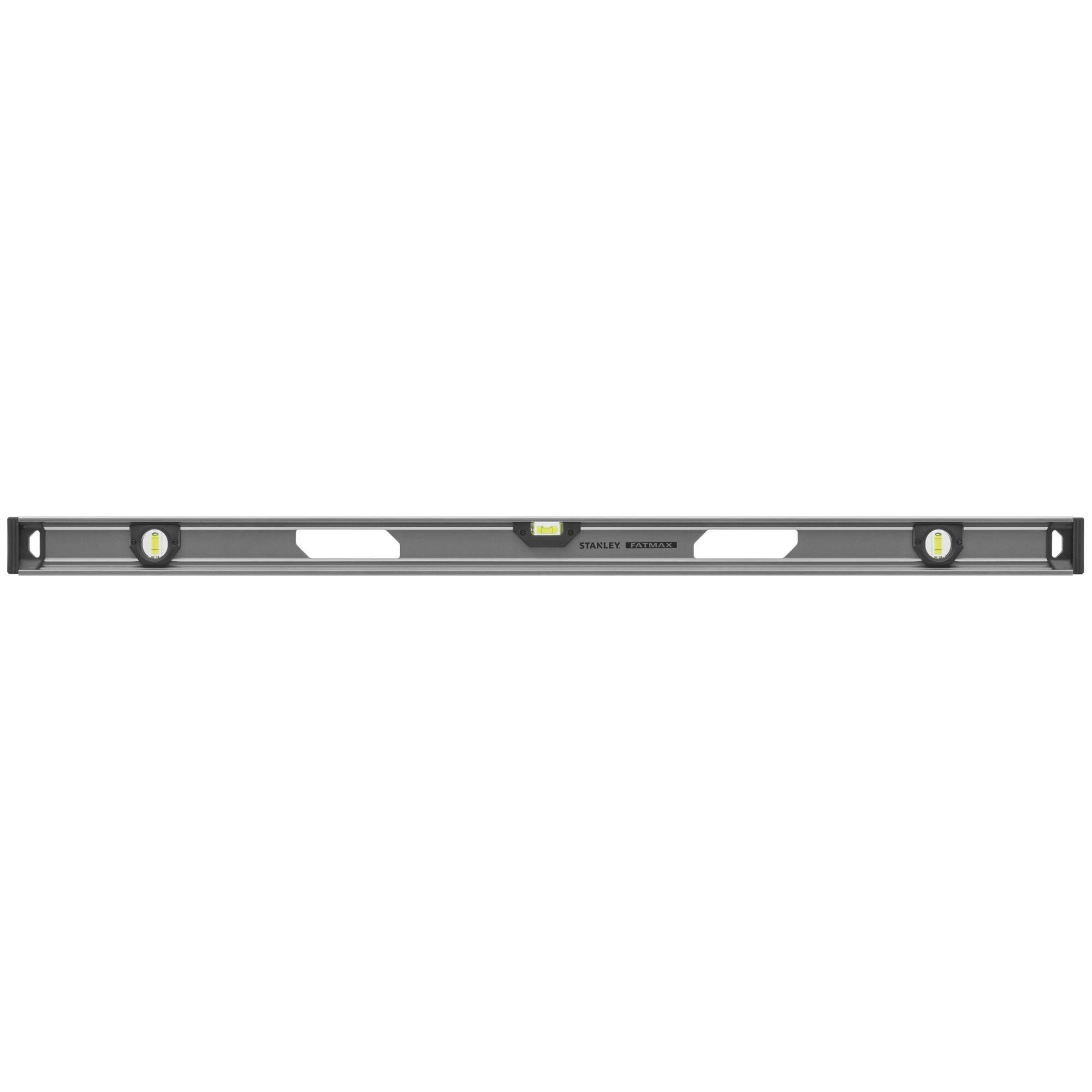 STANLEY Xtht1-42134 Niveau Tubulaire 120 Cm Gamme FATMAX - Corps En Aluminium Ultra Léger - Fioles Monoblocs - Niveau Profilé Ultra Résistant - Précision +/- 1Mm/M
