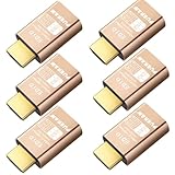 FUERAN 8K 30Hz HDMI ダミープラグ 4K EDID エミュレーター バーチャルモニター ヘッドレスディスプレイアダプター 最大4k@120Hz、1440/1080@144Hz hdmiフェイクエミュレーター(8K-30Hz-6パック)