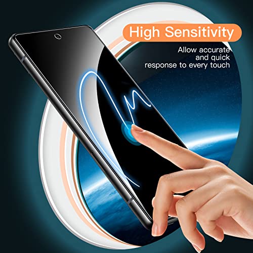 Image of JETech Tempered Glass Screen Protector Guard for Google Pixel 6a, Fingerprint Compatible, HD Clear, 3-Pack