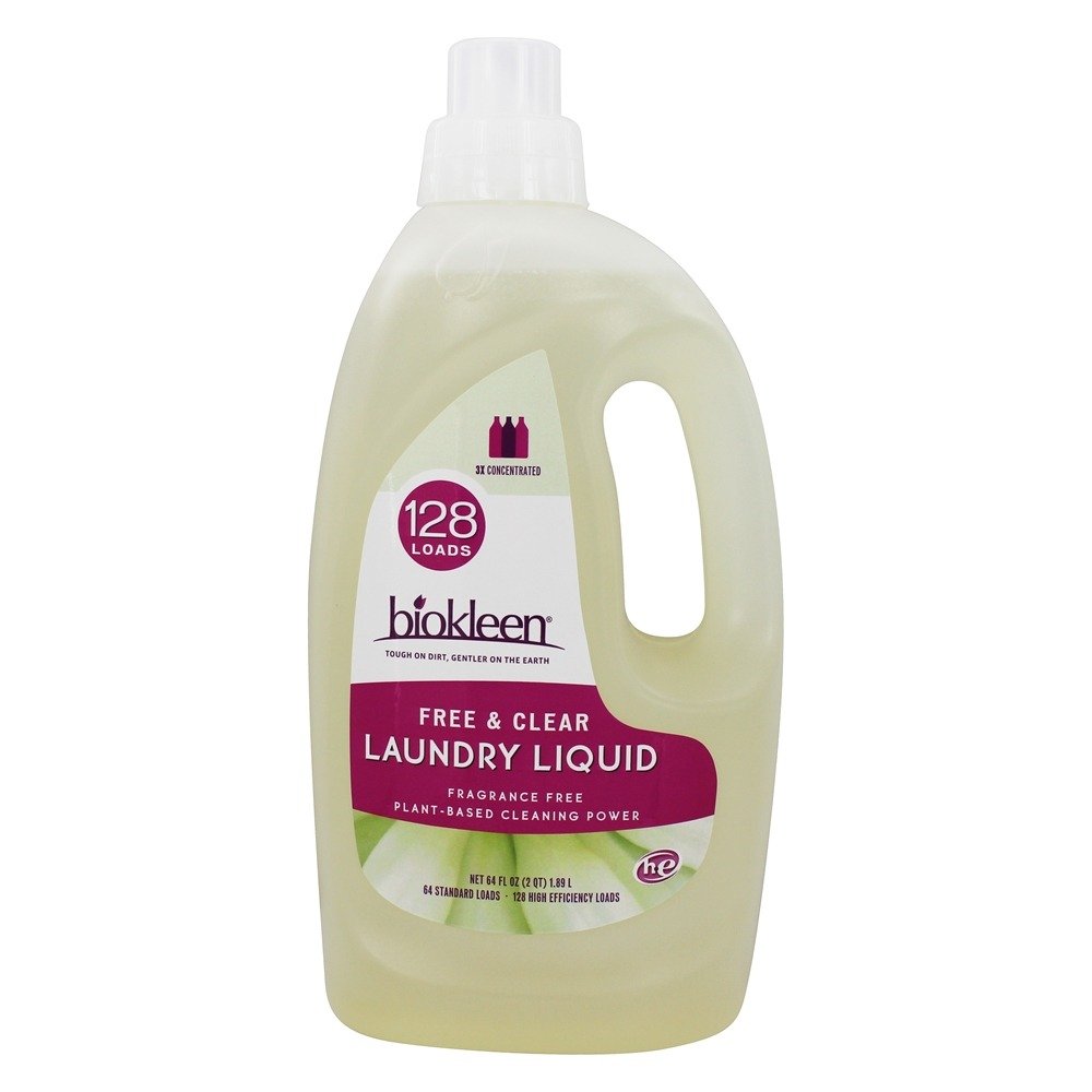 Laundry Liquid, Free & Clear, 64 oz