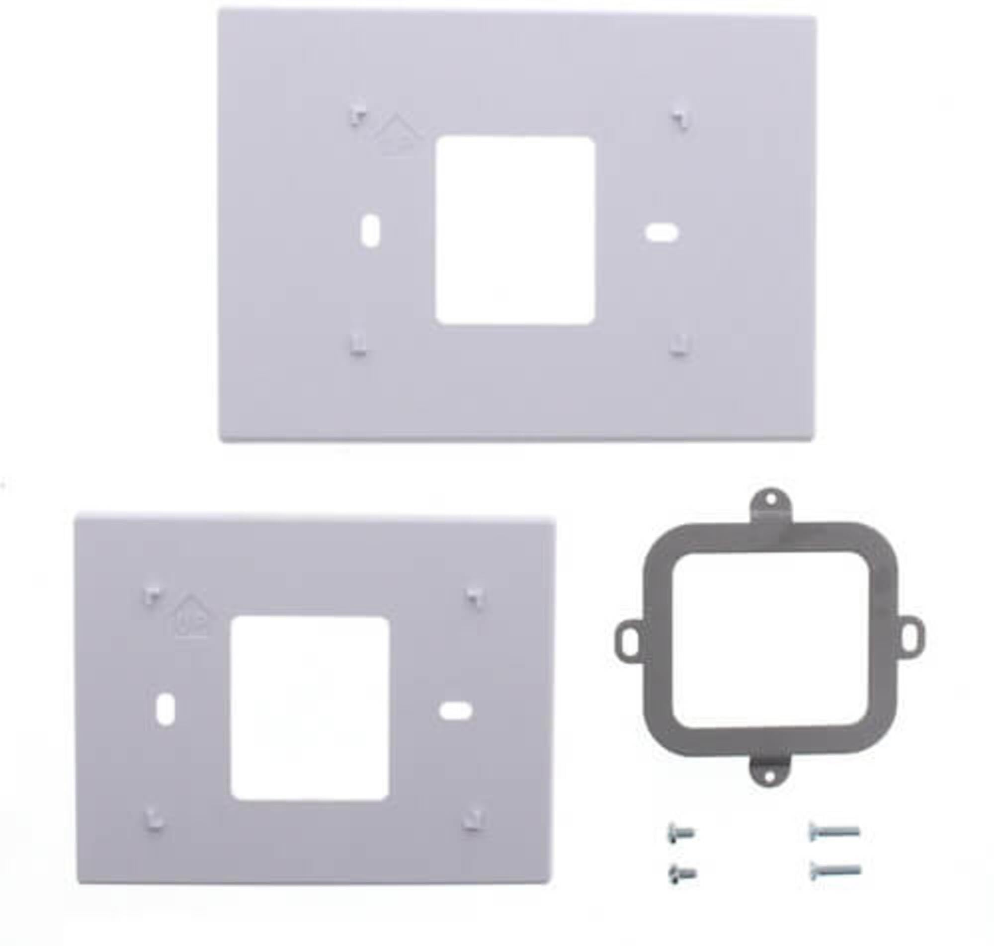 Honeywell THP2400A1027W lot de 2 plaques de recouvrement blanc pour l'intégration murale