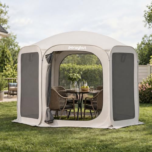 Porayhut Pop up Screen House,Sun Shelter with Breathable...