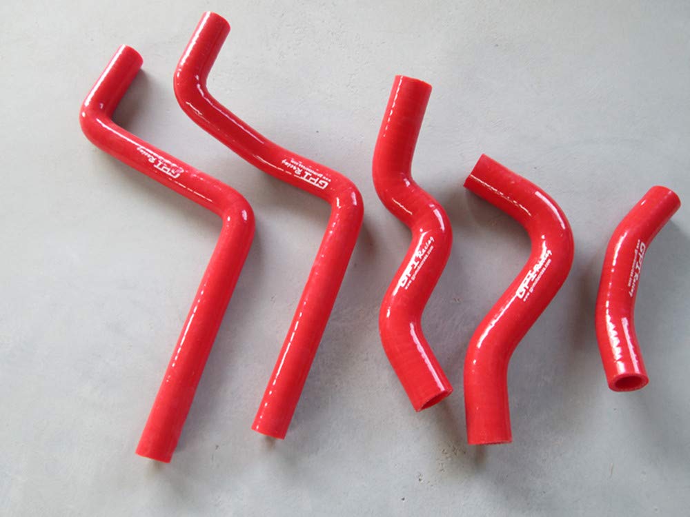 Durites Silicone Rouge Pour Radiateur Honda CR125R 2000-2002 - Kit Neuf - Garantie 1 An
