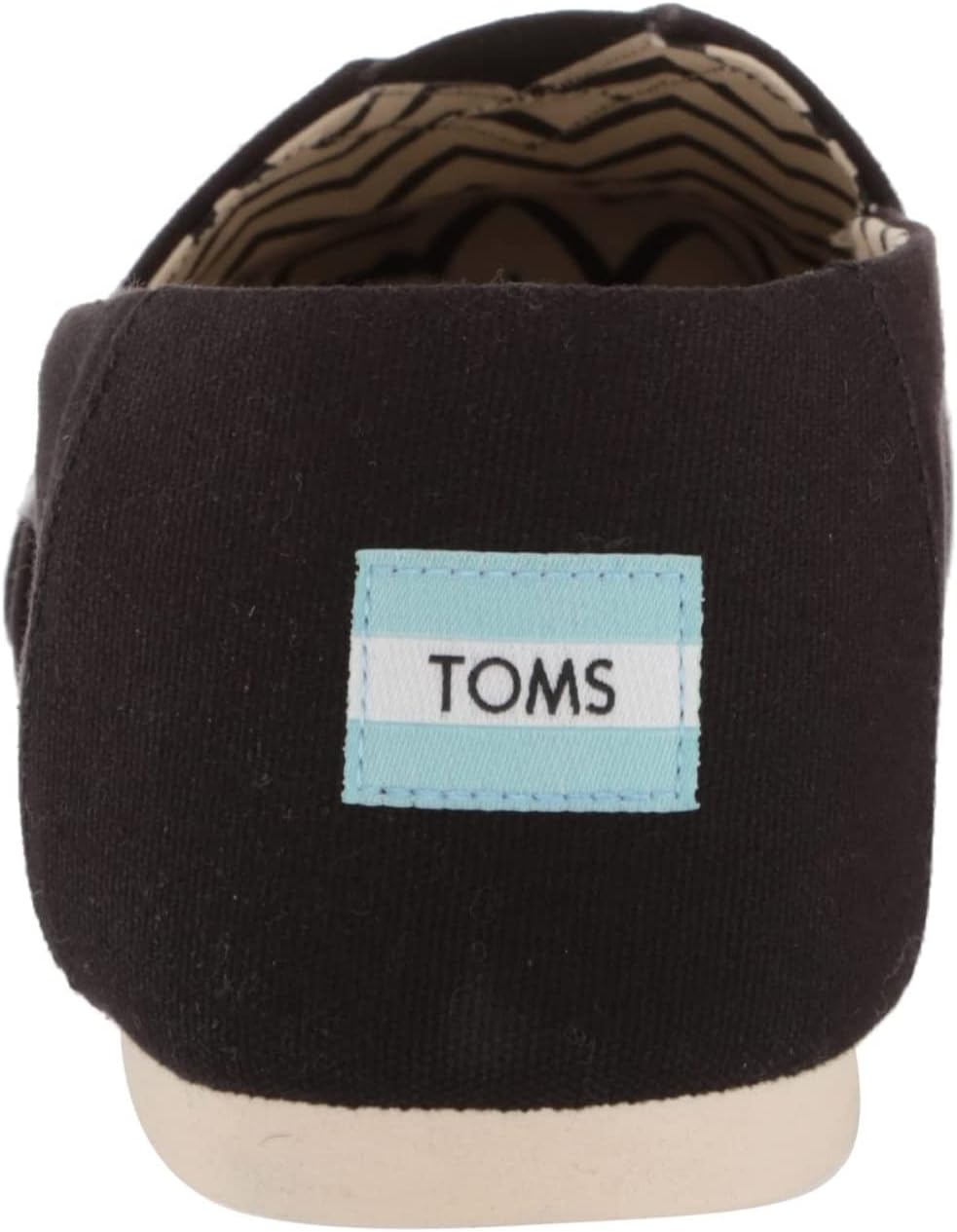 TOMS Men's Alpargata Loafer Flat, Black/Black Recycled Cotton Canvas, 7.5 - Image 3