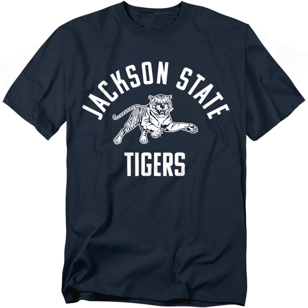 Jackson State University Official One Color Jsu Tigers Logo Unisex Adult T Shirt