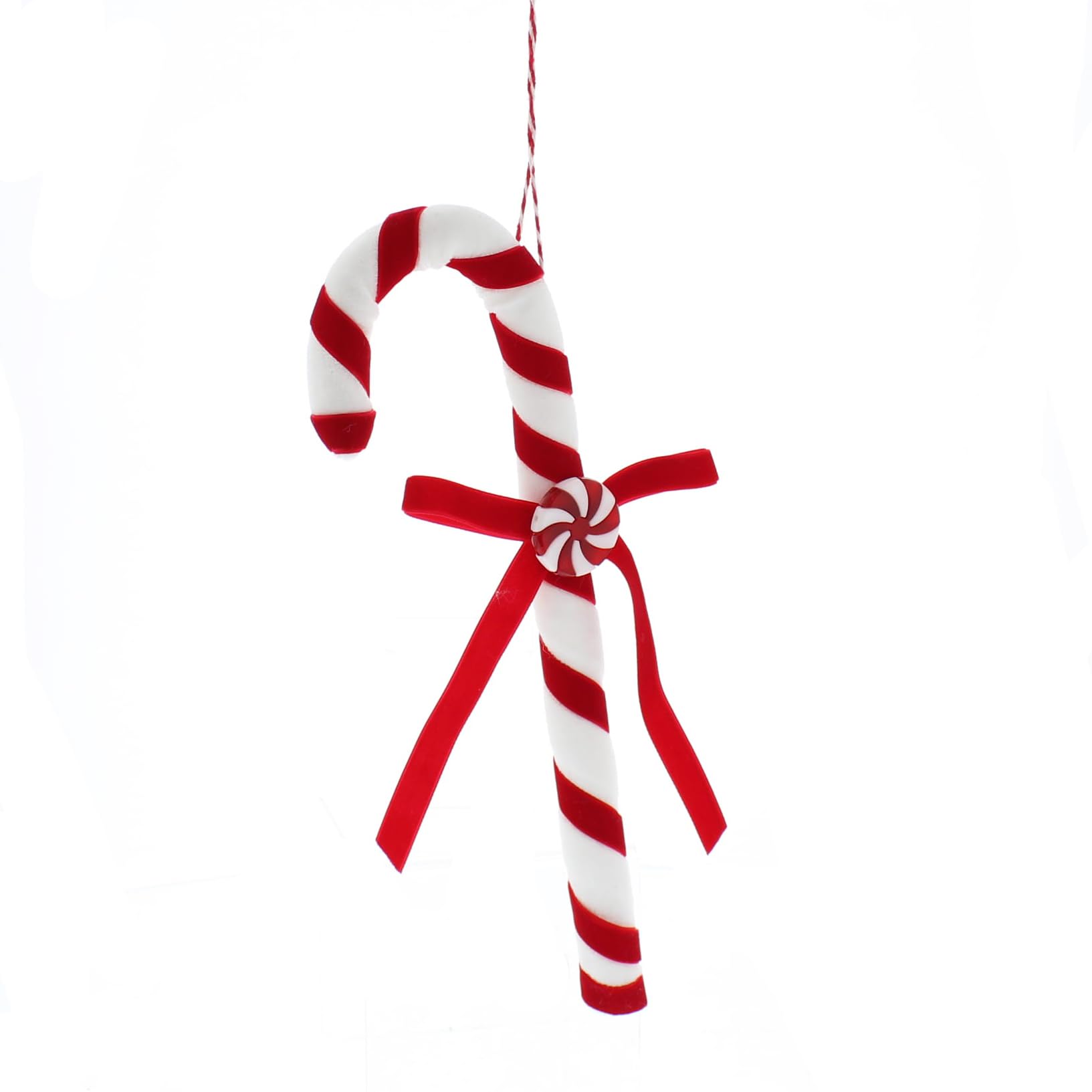 Festive Productions Red/White Christmas Hanging Candy Cane Decoration And Plush Xmas Tree Décor Festive 25Cm