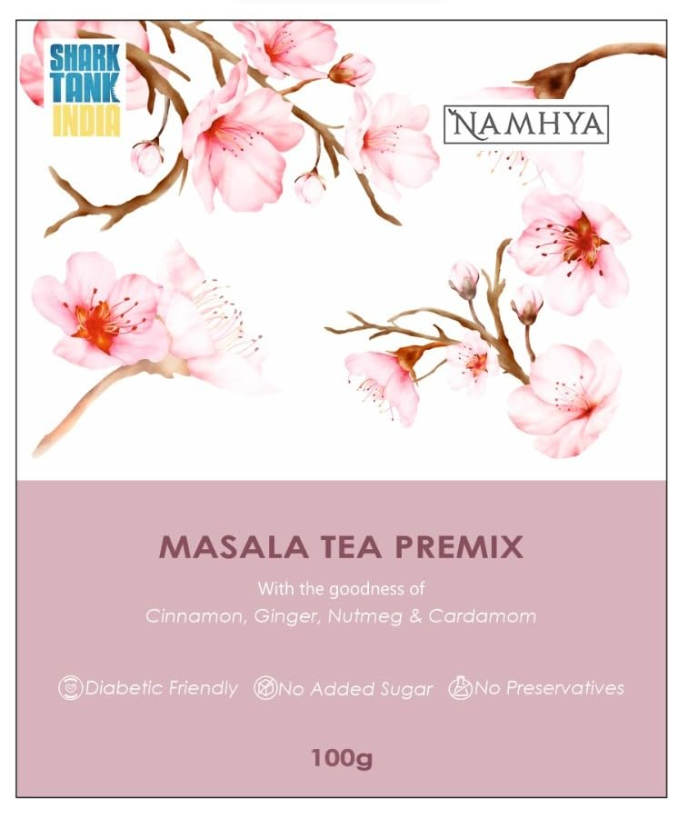 Image of Namhya Instant Masala Tea Premix | Immunity & Digestion Support