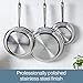 All-Clad D3 3-Ply Stainless Steel Cookware Set – 10-Piece Pots and Pans Set, Induction, Oven Broiler Safe 600F - Includes Frying Pans, Saucepan, Sauté Pan, Stockpot, Professional Cookware – Silver