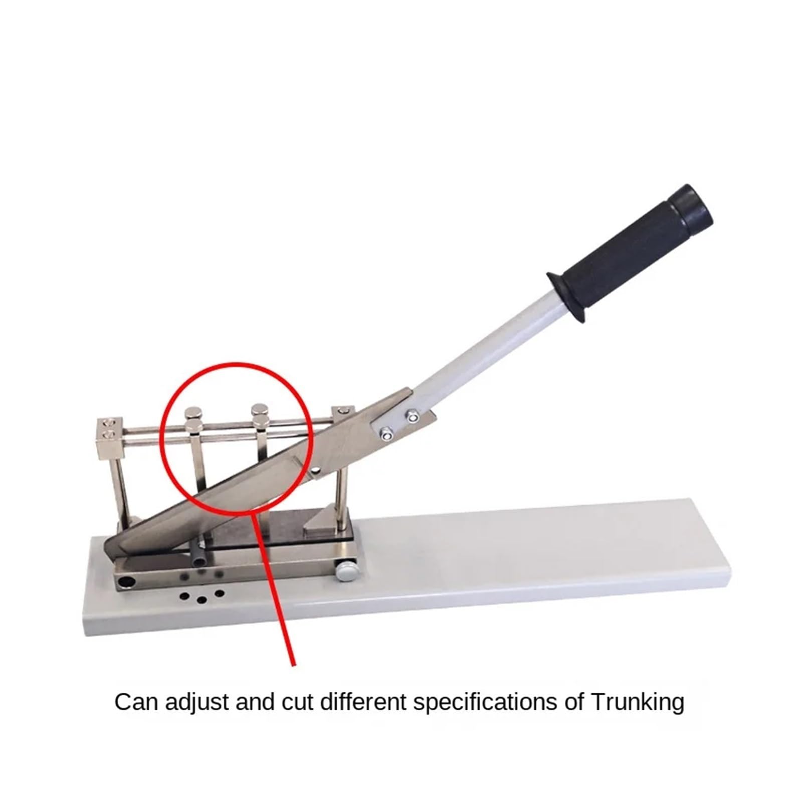 PVC Plastic Wire Slot Cutting Machine Wire Duct Cutter PE Plastic Pipe Hose Scissor Adjustable PVC Wiring Duct Cutter 100x100MM,DIY Tools