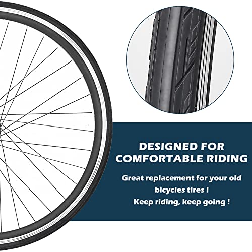 SIMEIQI 700X25C BikeTire Road,Bicycle Tire Foldable Replacement,Comfort City Commuter Tires… - Thumbnail 5