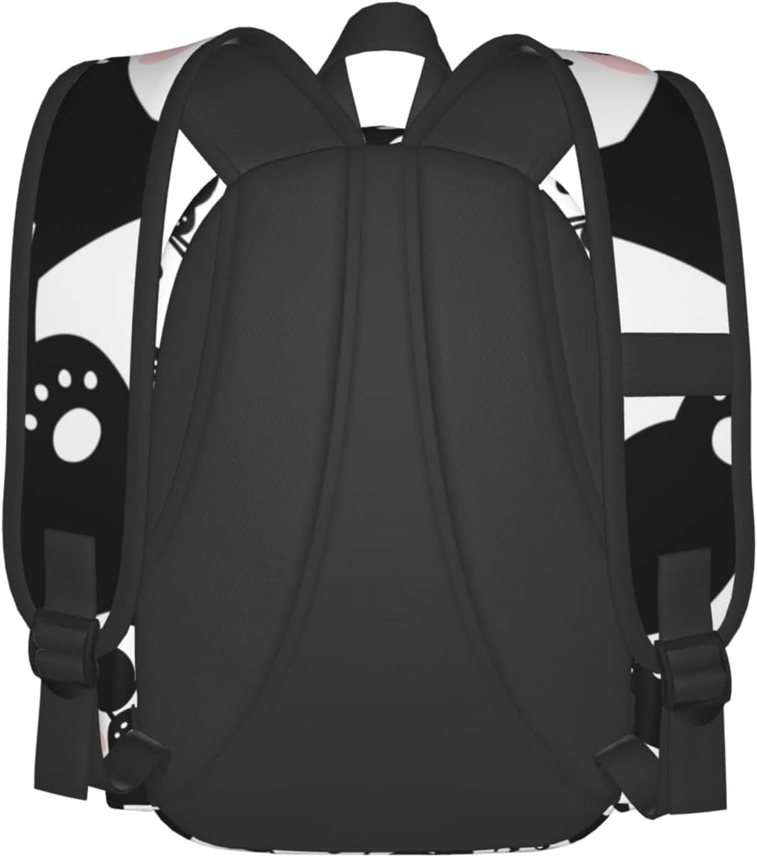 Cute Panda Backpack Large Laptop Backpack Lightweight Backpack Casual Daypack School Bag for Kids teen Boy Girl - Image 2