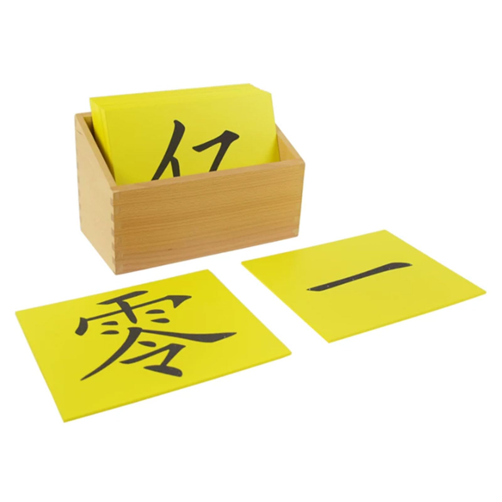 Montessori Zabawki Edukacyjne Chińska Tablica Piaskowa dla Dzieci Pomoce Nauczania Języka Chińskiego Wprowadzenie do Języka Chińskiego,Yellow