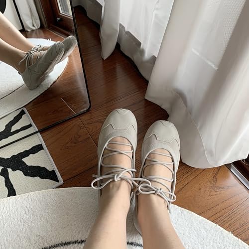Image of JW PEI Women's Caitlin Lace-up Ballerina Sneakers